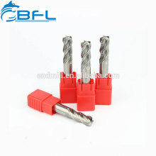 Tungsten BFL CNC Long Flute Solid Carbide Normal size Round Nose Mills cutter Tools for die work